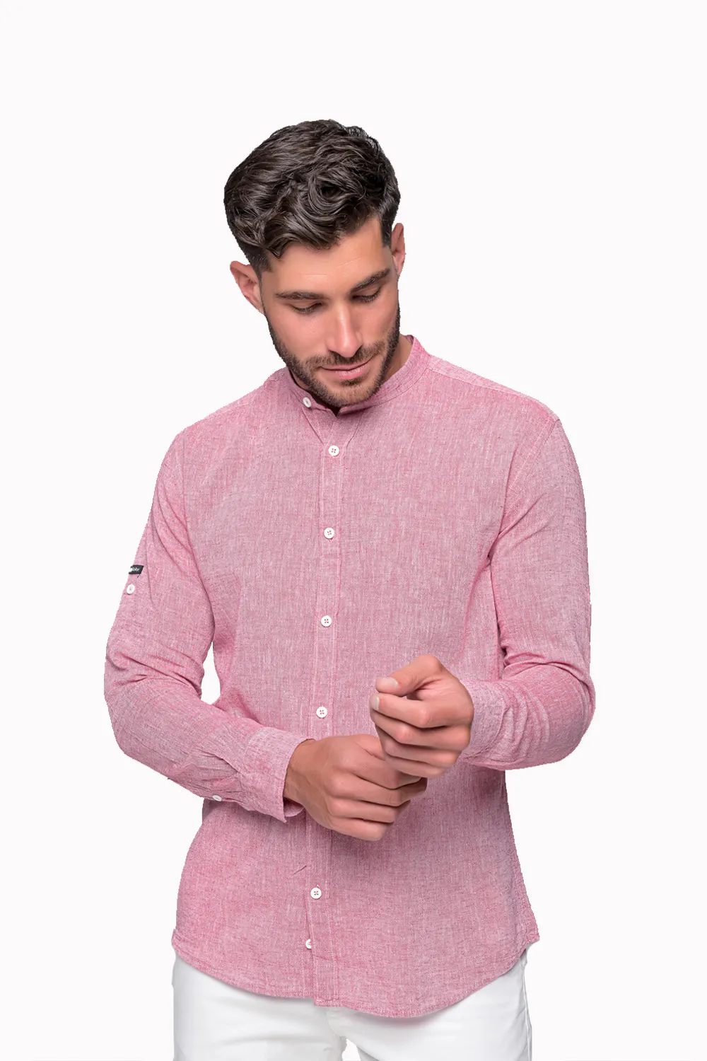 Πουκαμισο Μαο Λινο Reviera Ben Tailor