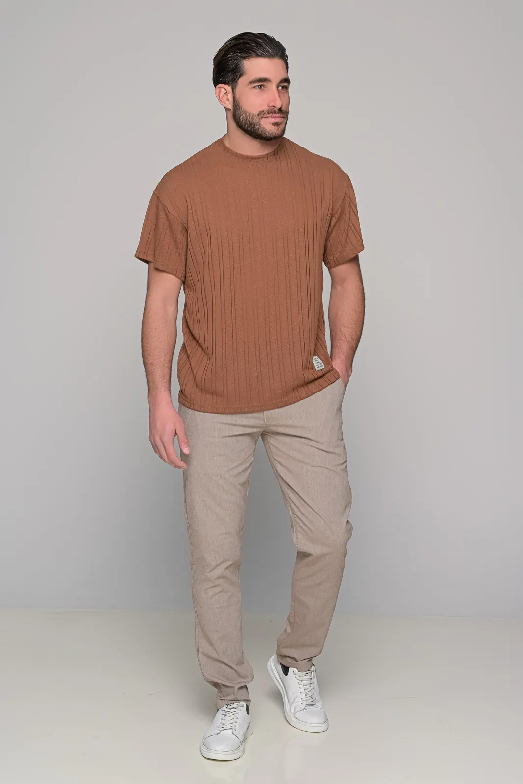 Κοντομάνικη Μπλούζα Πλεχτο Resort Ben Tailor