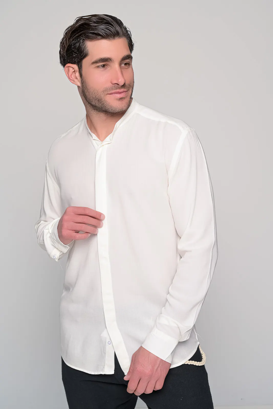 Πουκαμισο Μαο Viscose Ben Tailor
