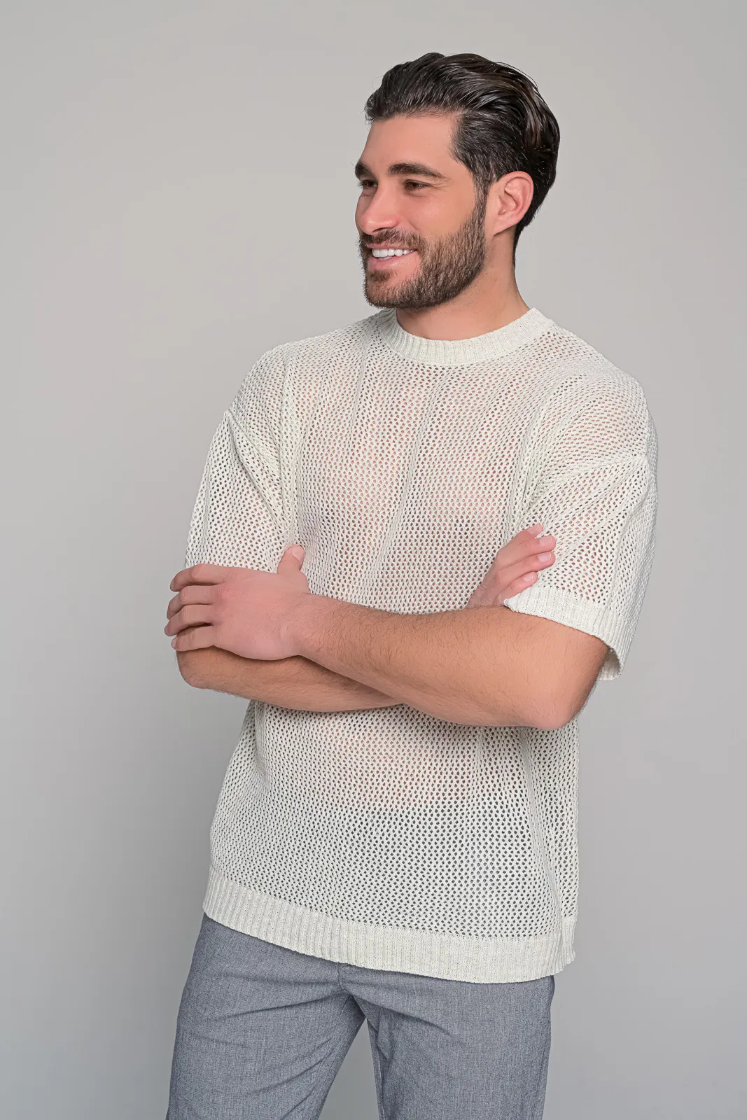 Κοντομάνικη Μπλούζα Πλεχτη Sailor Ben Tailor