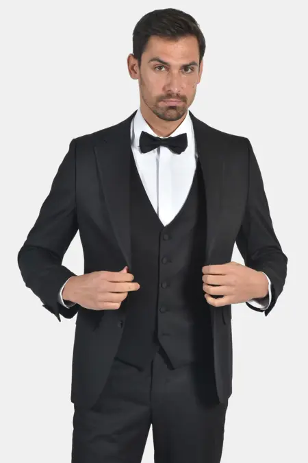 Ανδρικό Γαμπριάτικο Slim Fit Κοστούμι