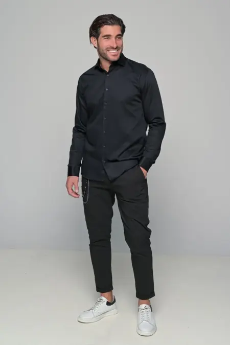 Κλασικό Μονόχρωμο Ανδρικό Πουκάμισο Comfort BEN TAILOR