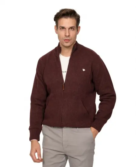 Ανδρική Ζακέτα Πλεκτή με Φερμουάρ Van Hipster 71675