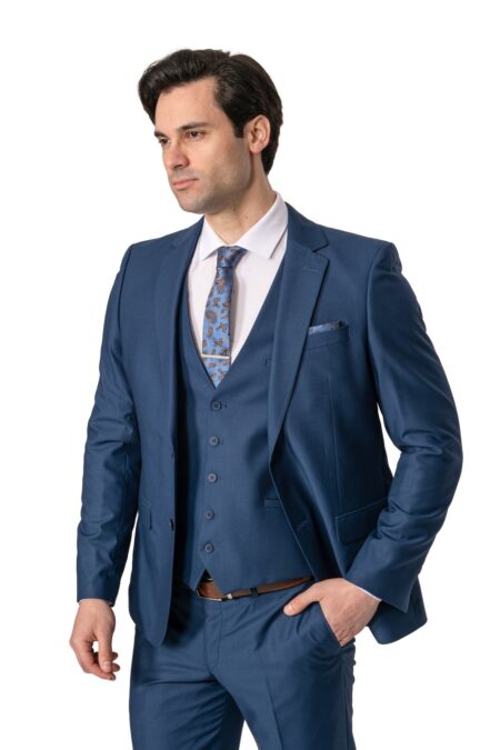 Κοστουμι Με Γιλεκο JOHN SMITH 181 Μπλε Ραφ