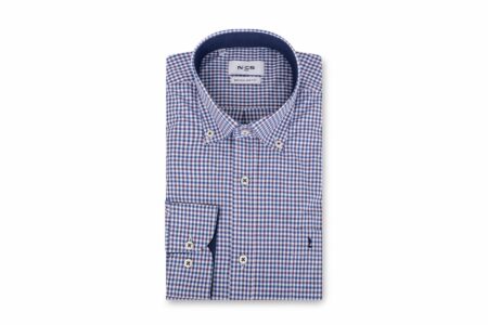 Πουκαμισο NCS 055 Καρο Μπλε-Κοκκινο