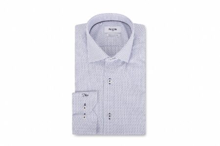 Πουκαμισο BRADLEY 045 Λευκο-Μπλε